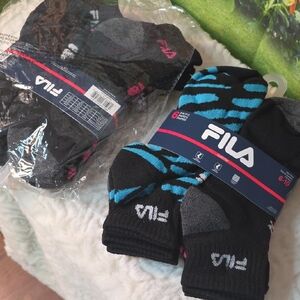 Fila Womens Athletic Socks 12 Pairs (2 Sets Of 6)